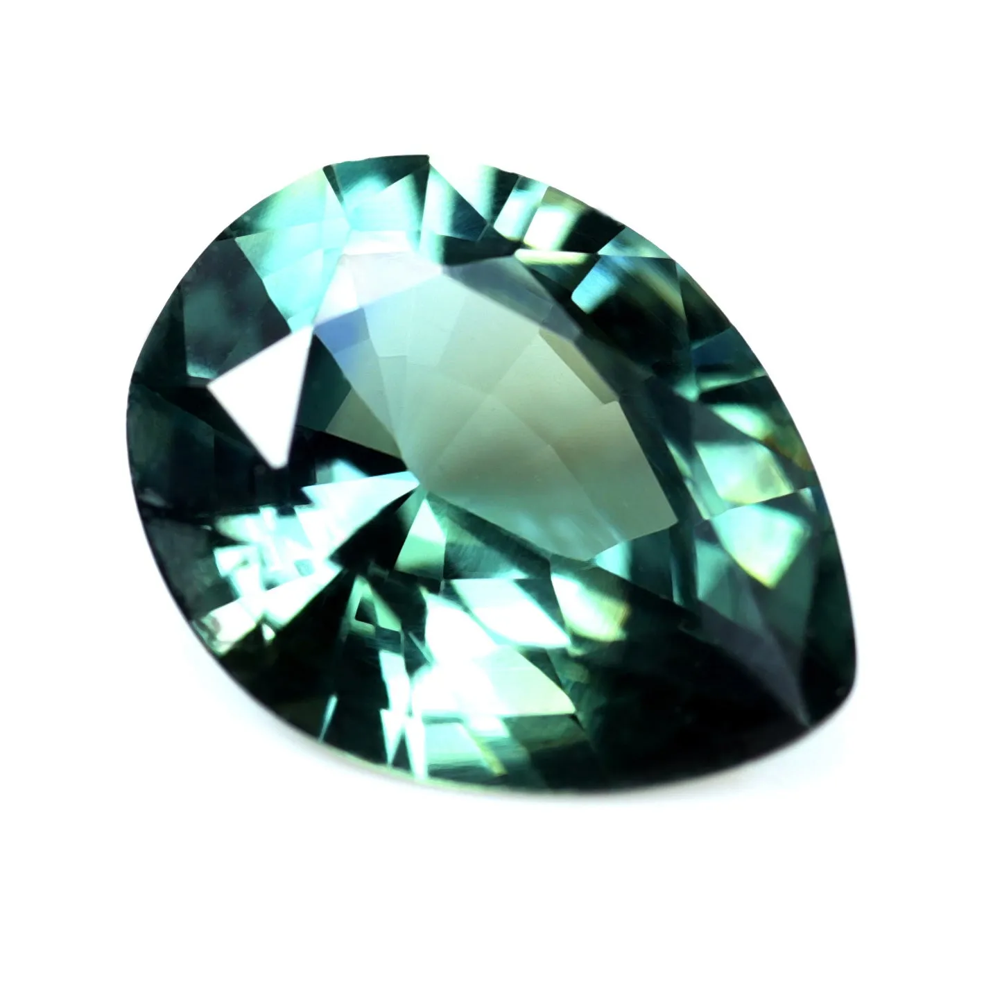 0.85ct Certified Natural Teal Sapphire