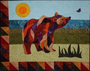 BJ Designs & Patterns Gretta Bear Applique Quilt Pattern