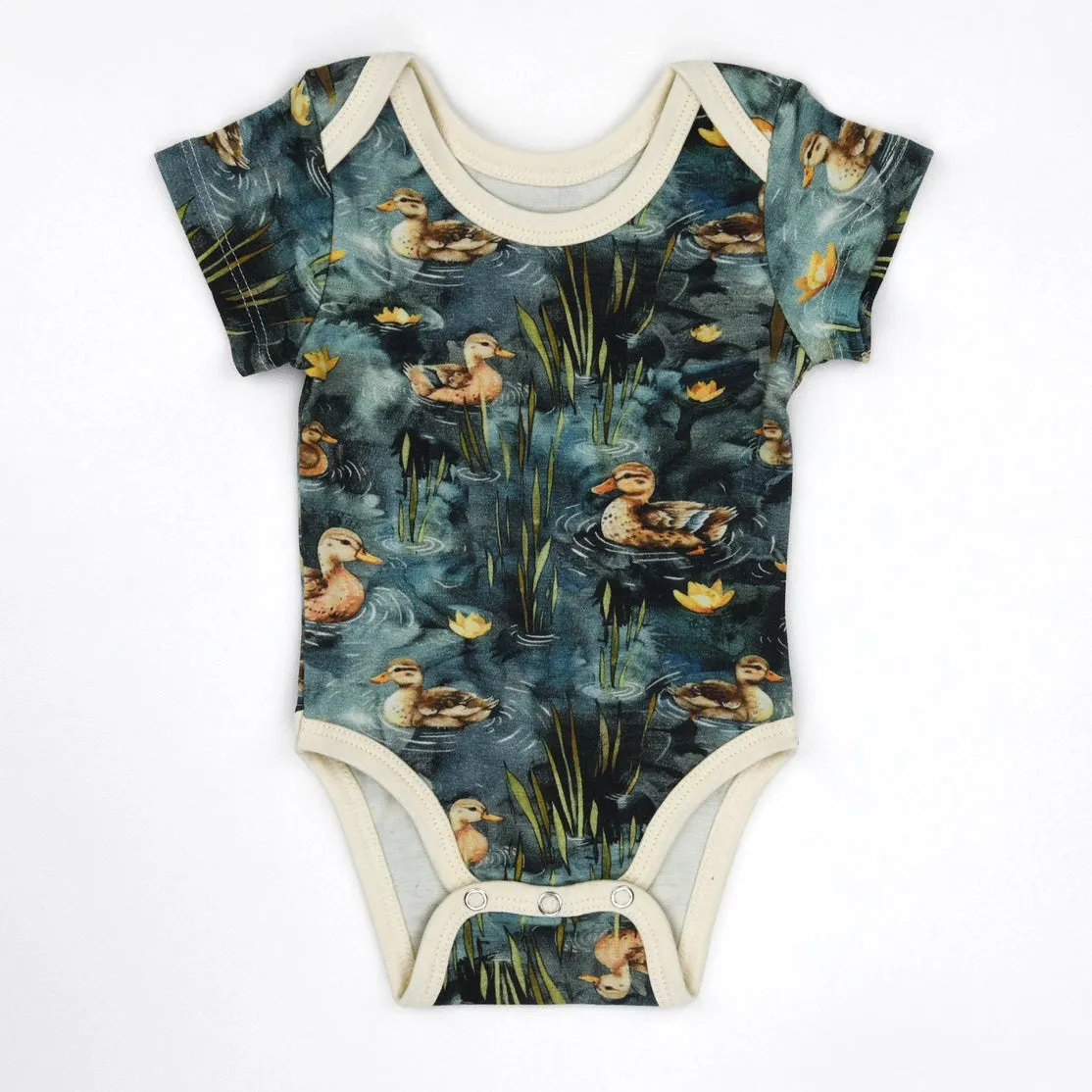 Earthy - Organic Cotton Bodysuit - Harbor