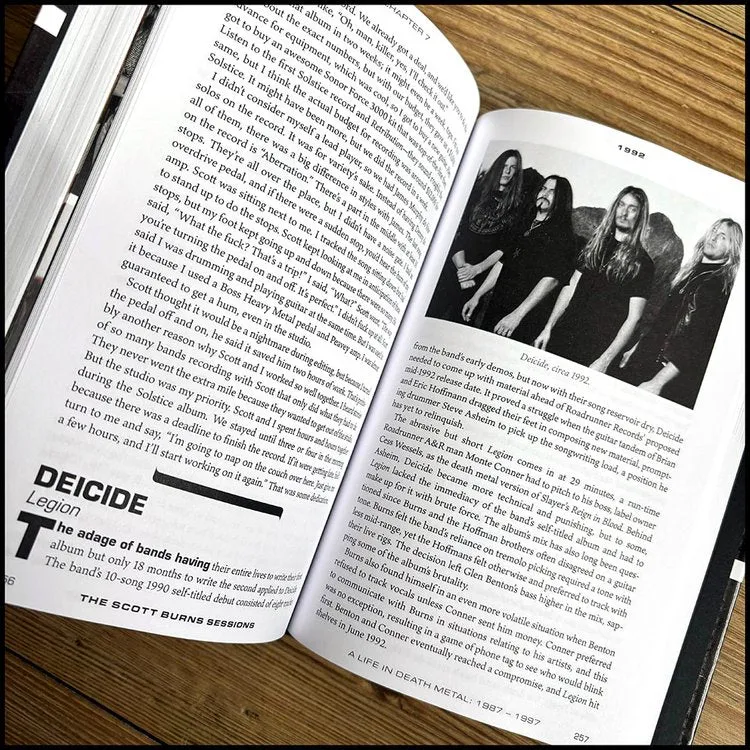 THE SCOTT BURNS SESSIONS: A Life In Death Metal 1987 – 1997 [HARDCOVER BOOK]