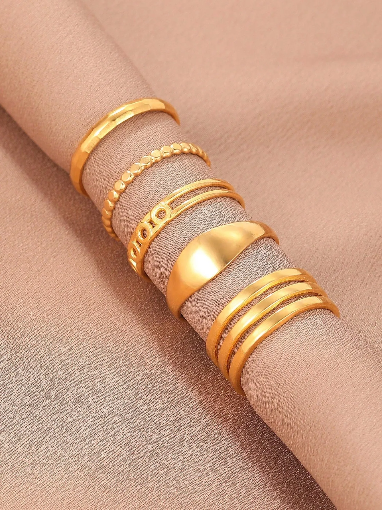 Trendy Knuckle Thumb Finger Stackable Rings