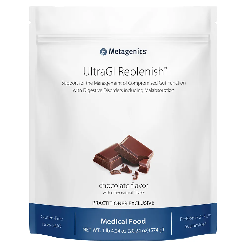 UltraGI Replenish® <br>Support for the Management of Compromised Gut Function with Digestive Disorders including Malabsorption